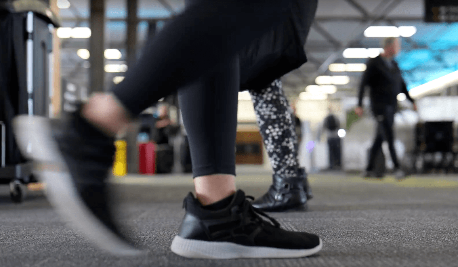 Passenger walking at Tauranga Airport