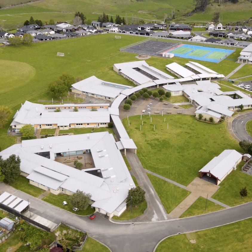 School Drone View Tauranga
